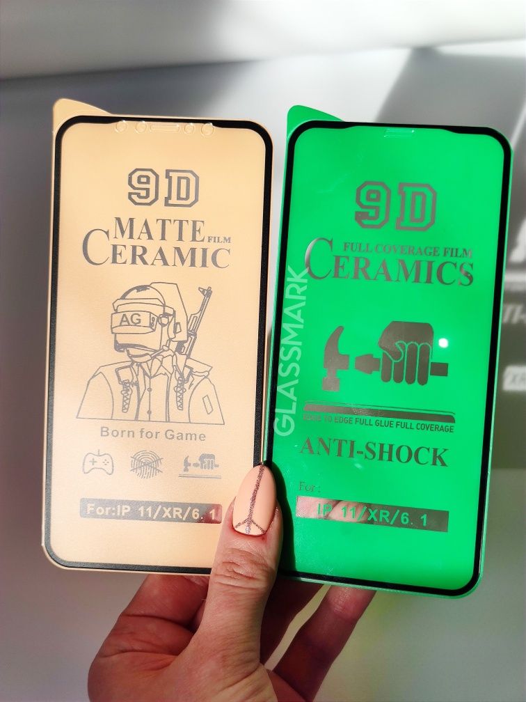 Гибкое защитное стекло-плёнка Ceramics на iPhone, кераміка для  x/xs