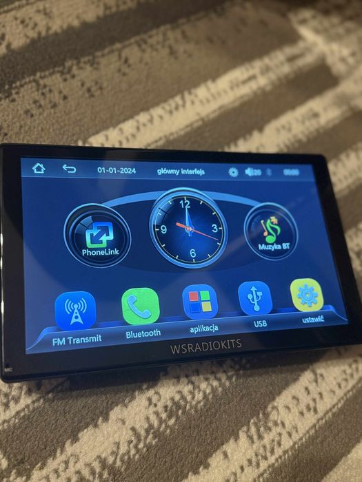 CARPLAy android bezprzewodowe radio samochodowe+kamera cofania