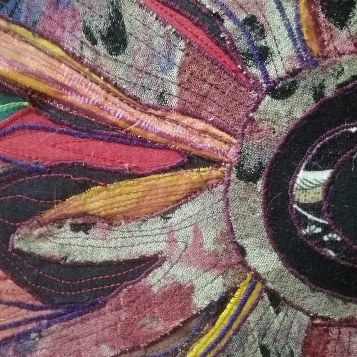 Картина стиль Пэчворк "Цветы"