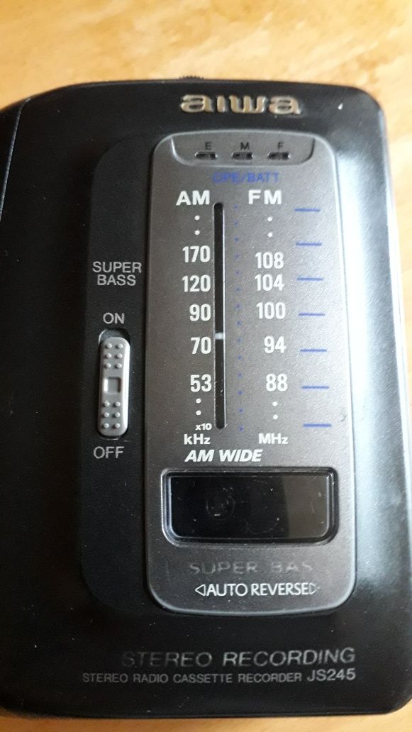 Aiwa HS JS 245w z auto rewersem