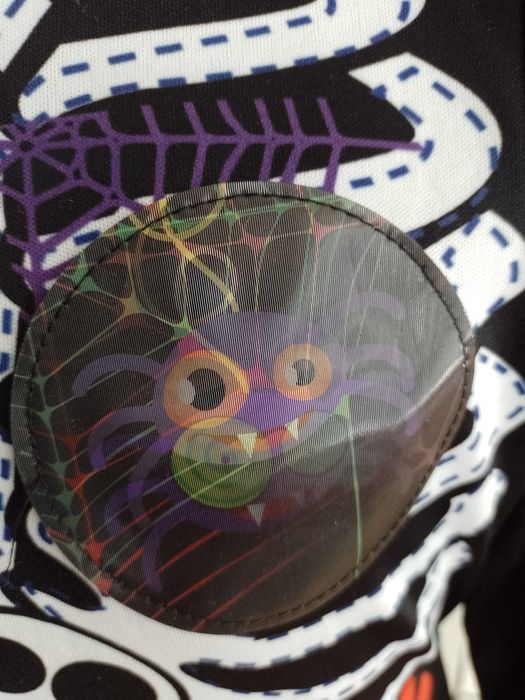 NOWY strój karnawałowy KOŚCIOTRUPA SZKIELETORA przebranie 80/92 (36)