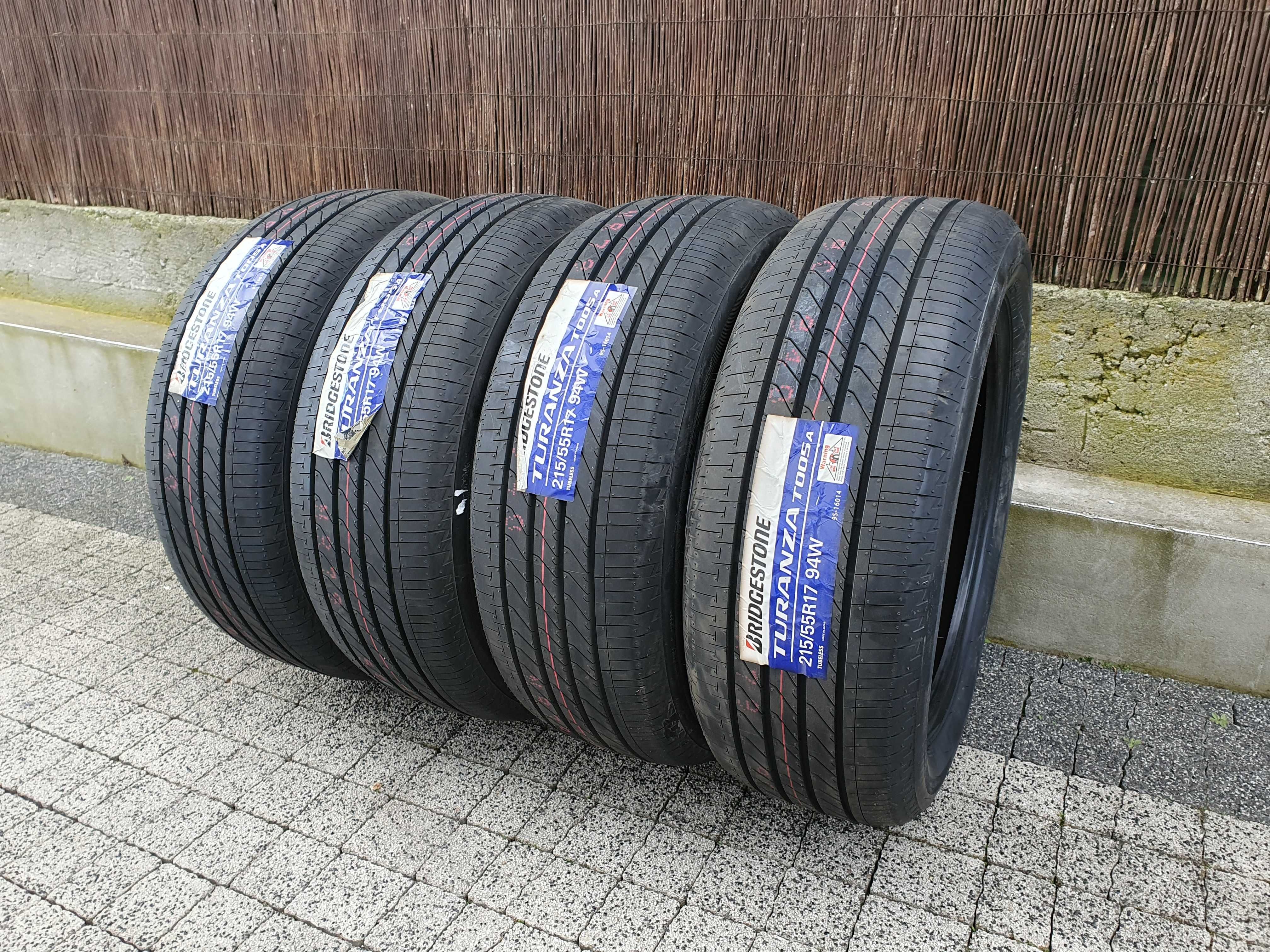 4x 215/55/17 94W Bridgestone Turanza T005A Nowe! 2022r.
