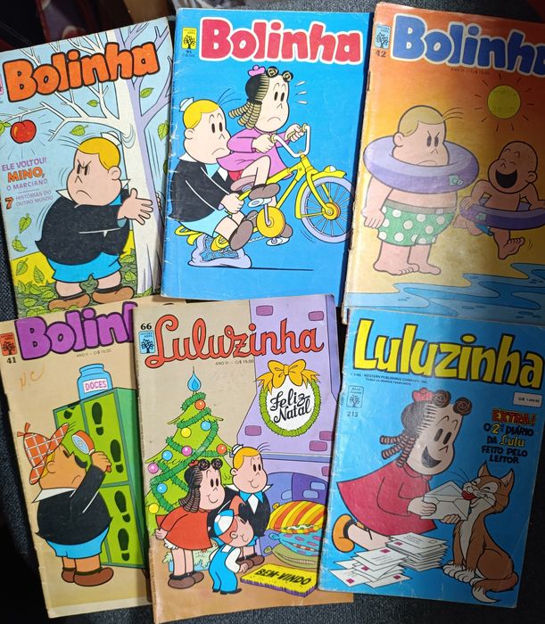 Conjunto de 6 revistas BD variada