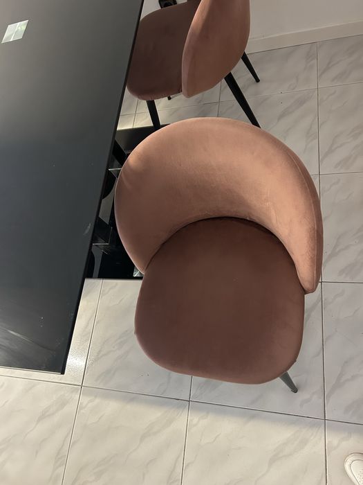 Cadeiras , conjunto de 4 cadeiras almofadadas