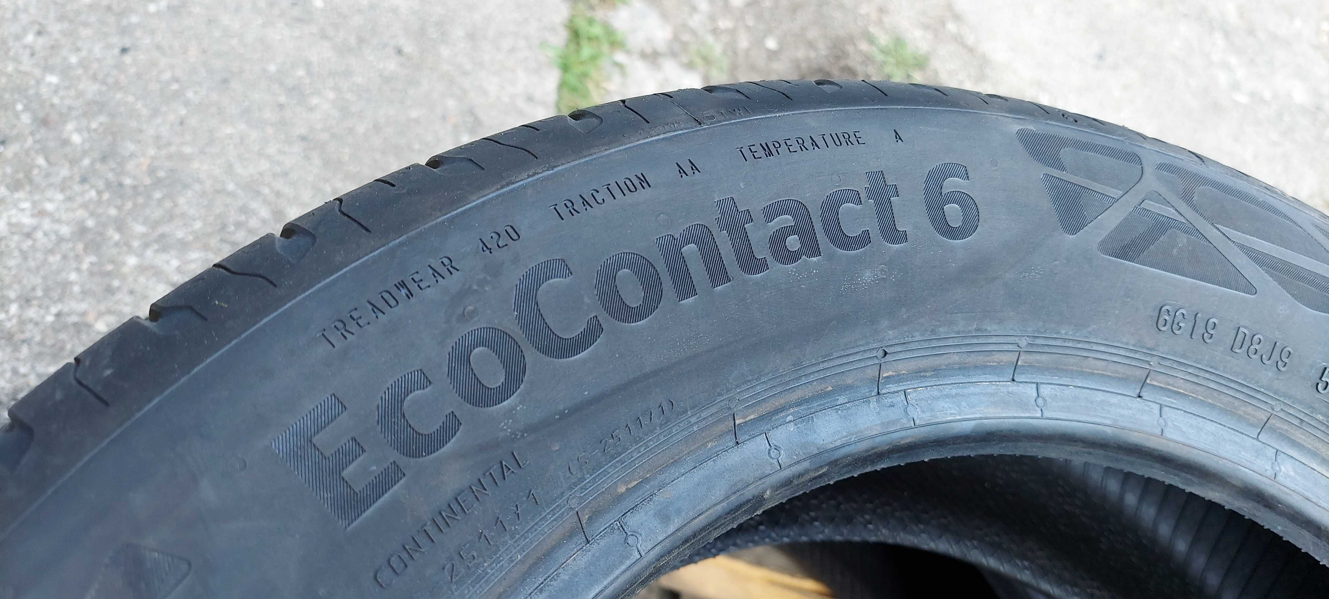 NOWE Opony 4x 195/55r16 87H Continental EcoContact 6 2023r MONTAZ