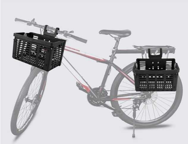 Cesto para bicicleta ou trotinete para compras ou transporte animais
