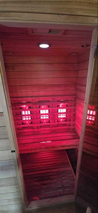 Sauna INFRARED lampy czerwone kwarcowe podczerwień pełne full spectrum