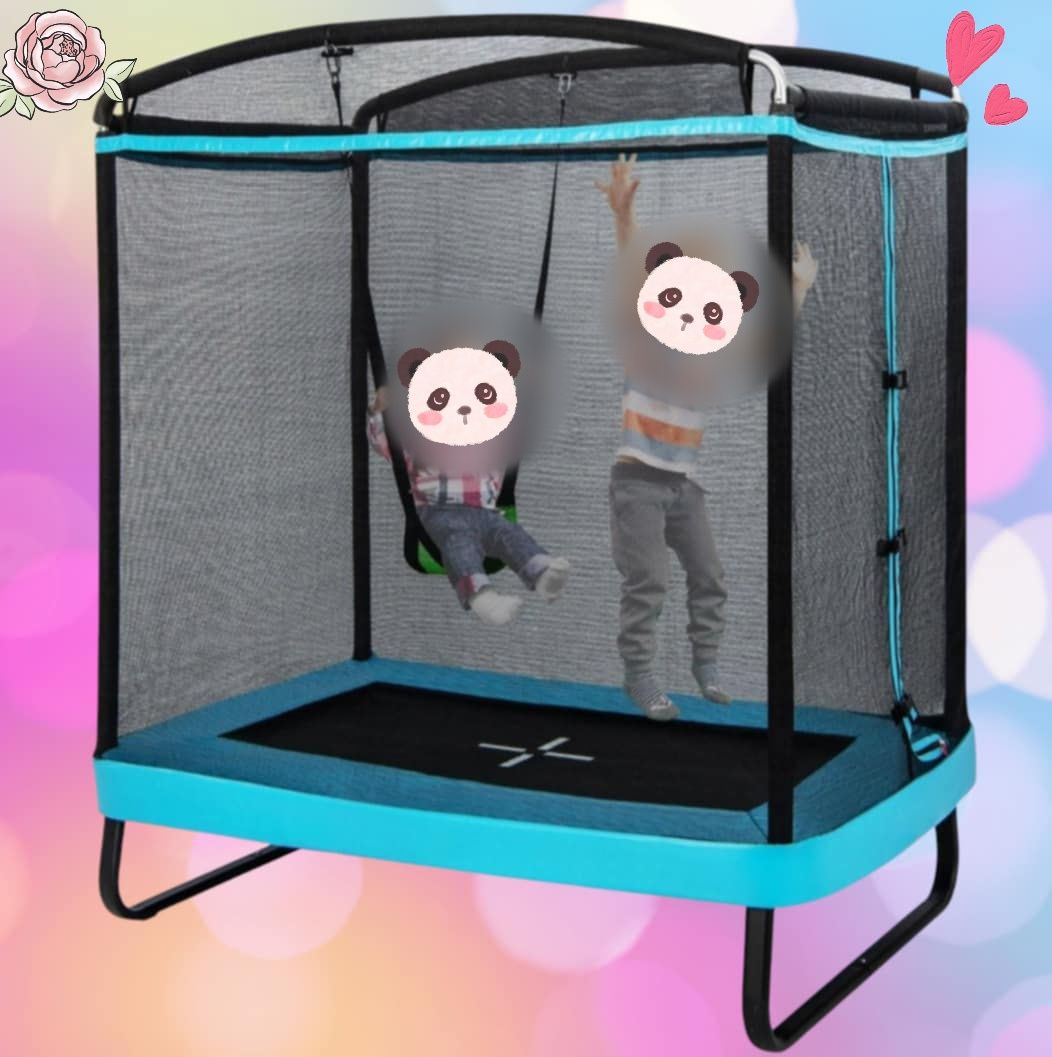 Nowa Trampolina 2w1 huśtawka w trampolinie