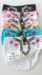 6 x majtki plus size, bambusowe, R.3/4XL
