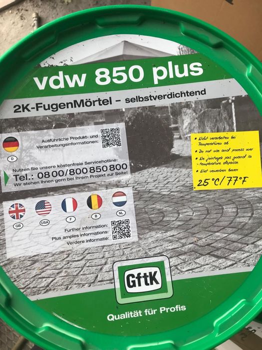 Fuga epoksydowa do kamienia naturalnego łącznie 200kg