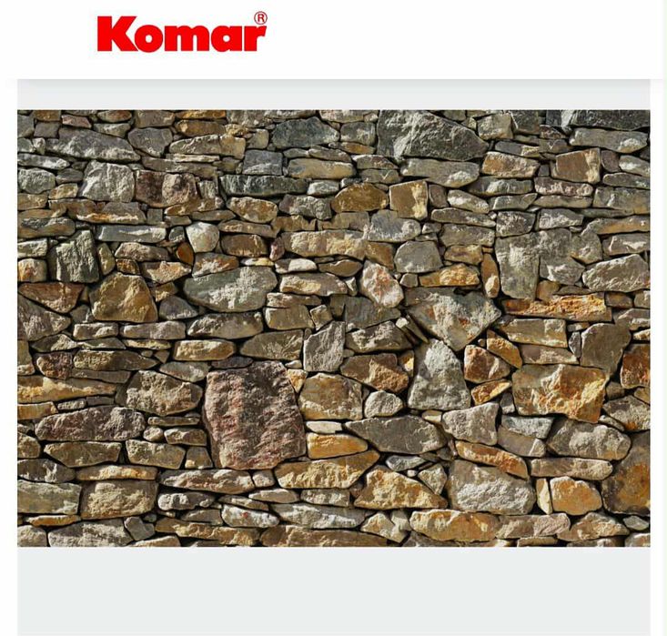 Papel de Parede / Mural Komar Stone Wall – Novo no Tubo (368×254 cm)