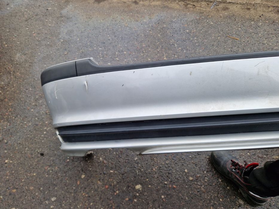 Bmw e46 kombi zderzak tył tylny titan silver srebrny belka komplet