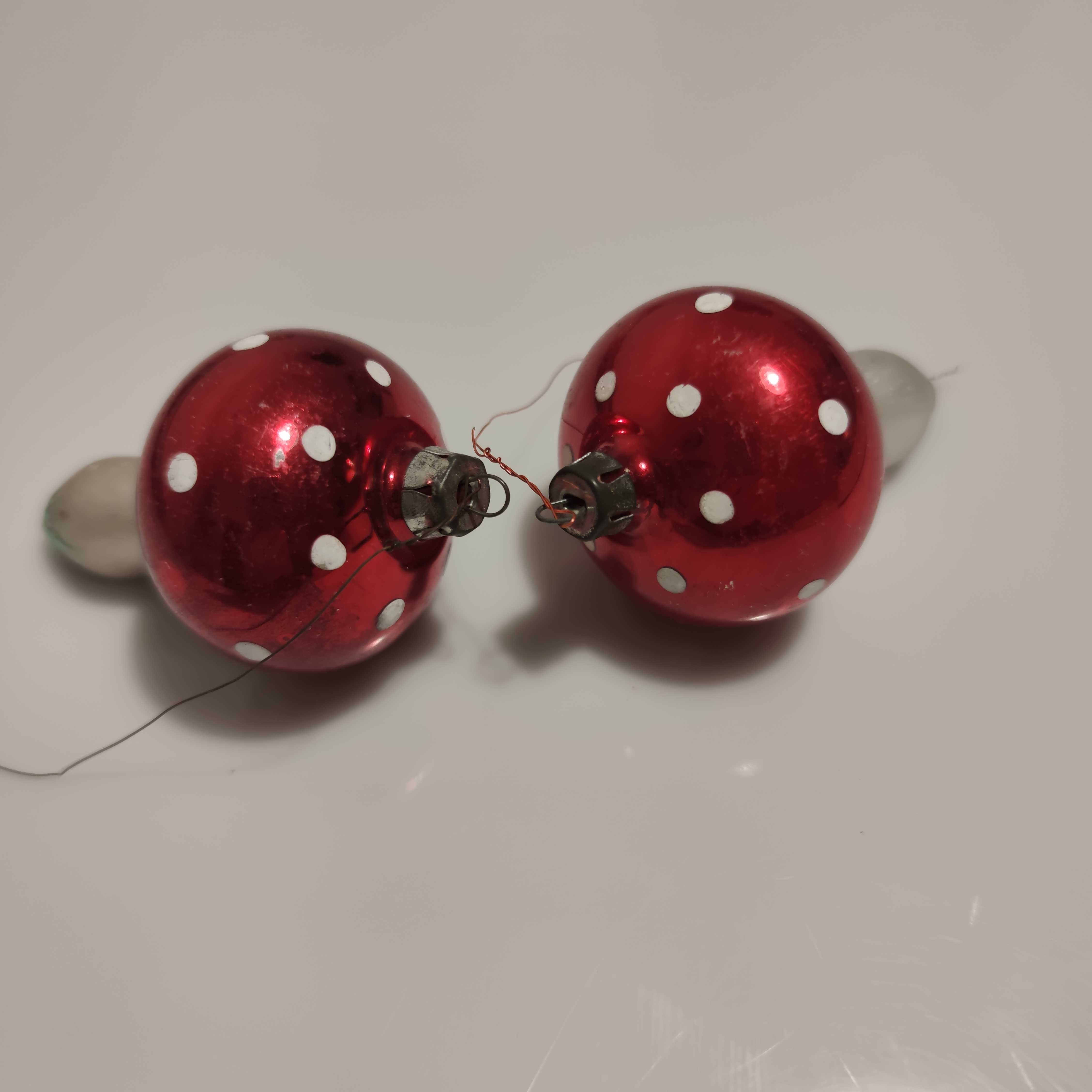 bombki z PRL grzybki