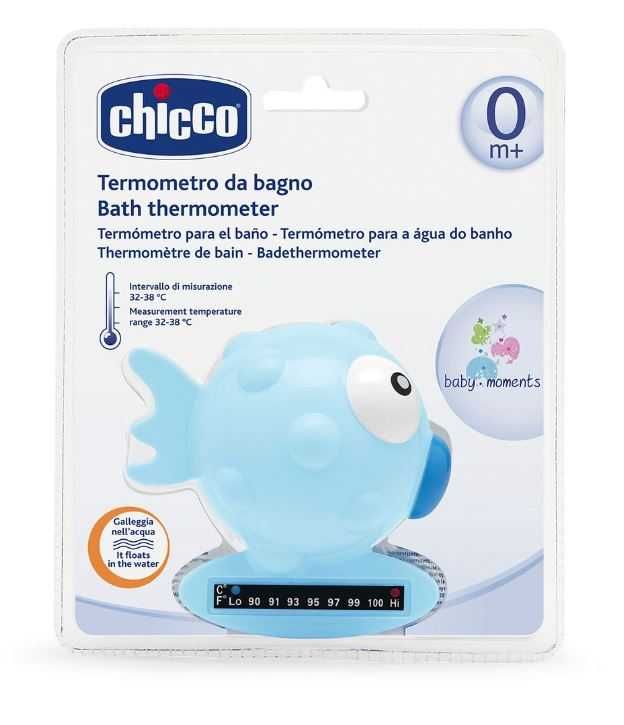 Термометр для ванной Chicco Рыбка (желтый, голубой)