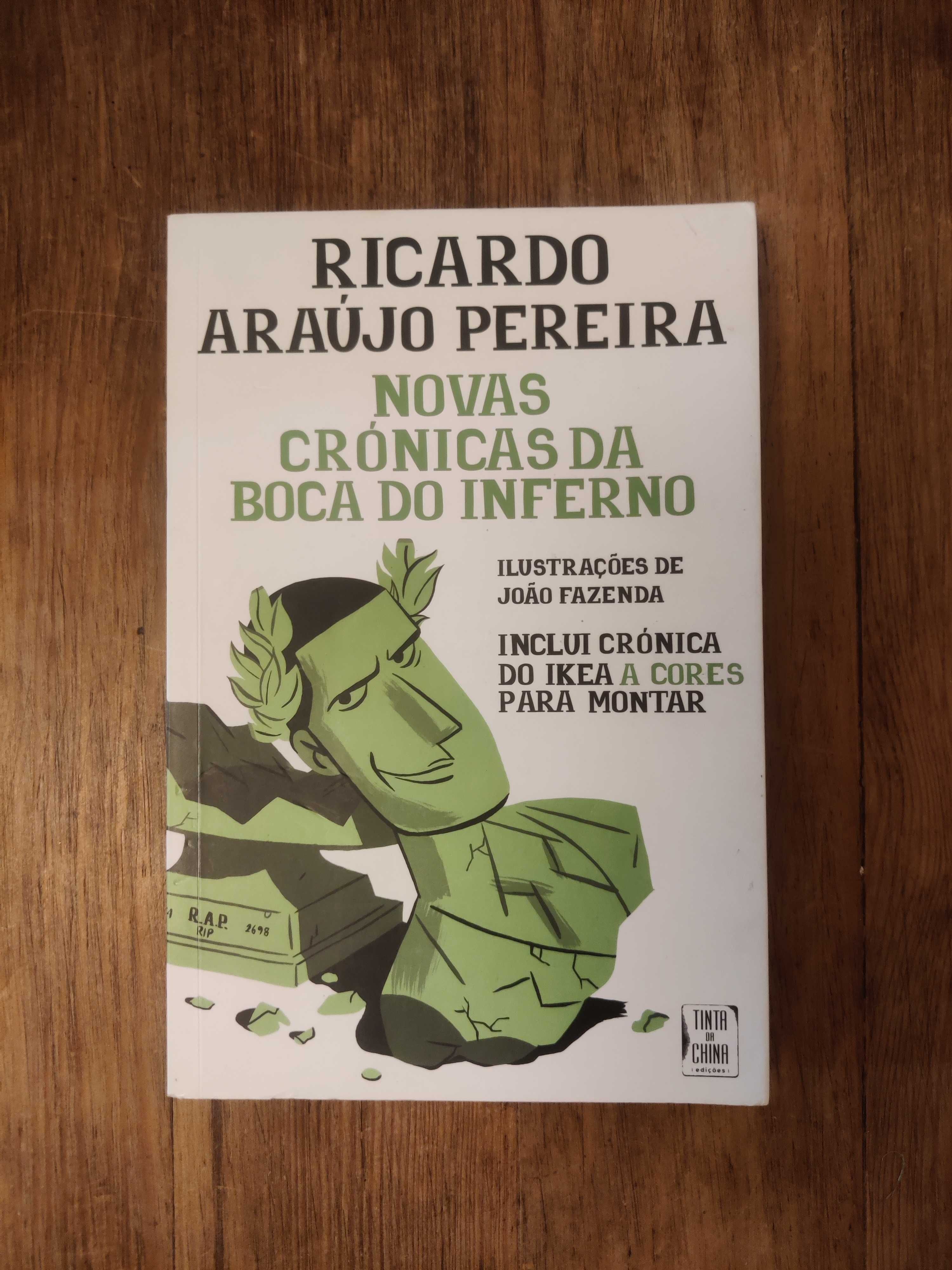 Livro Novas Crónicas da Boca do Inferno de Ricardo Araújo Pereira