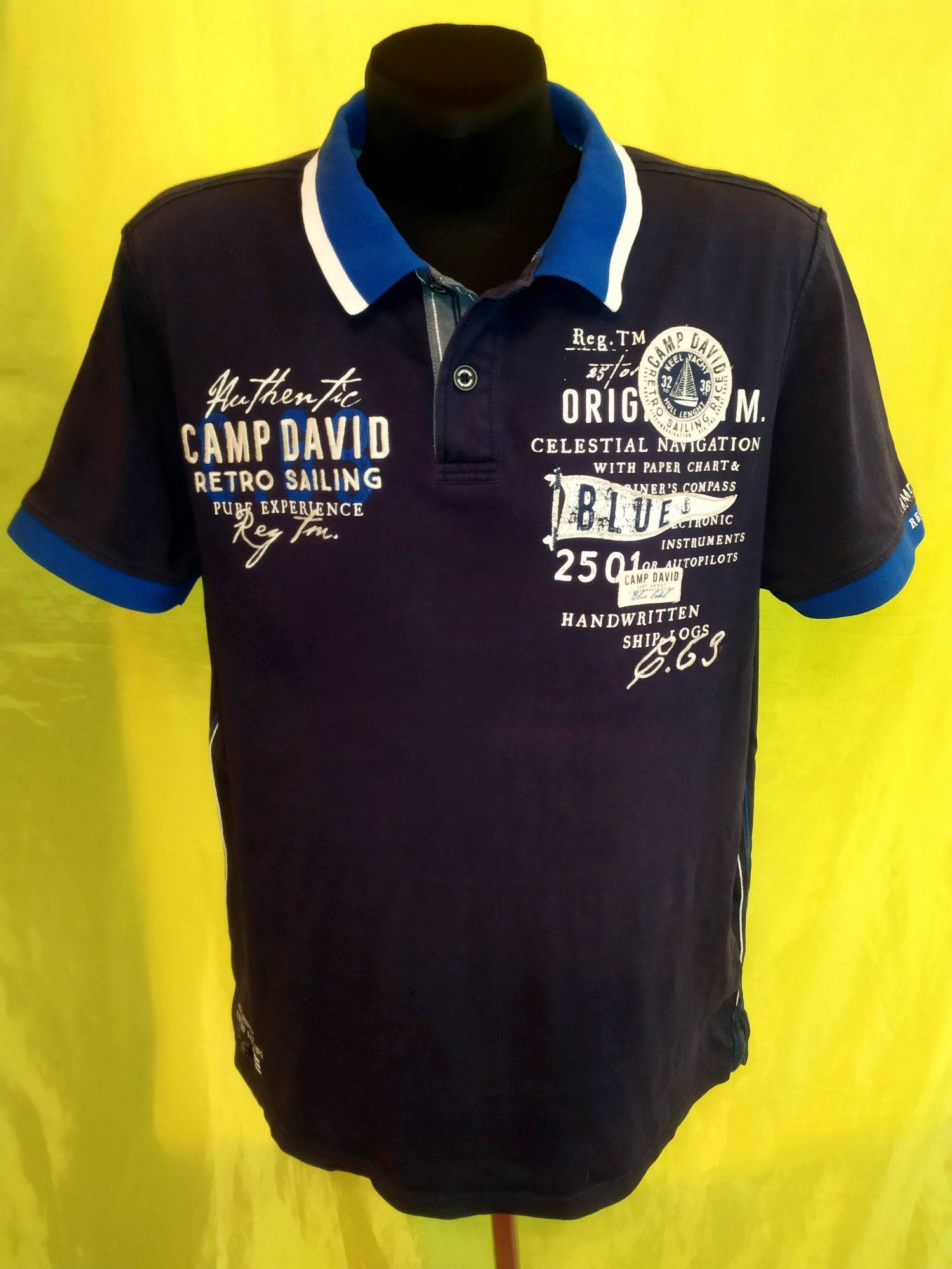 Поло CAMP DAVID Германия, футболка, р.XXL, 54-56-58