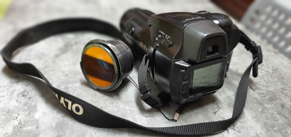 Olympus 35 ED + Lente Super Wide Macro 0.42x Vintage