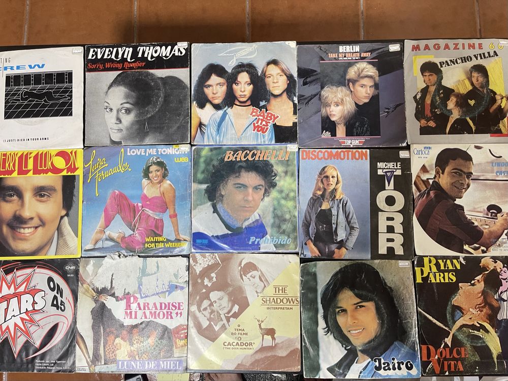 Conjunto LPs e singles