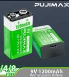 Крона аккумулятор 1200mah
