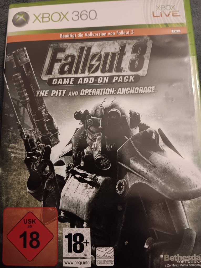 Xbox 360 Fallout 3 game adx on pack