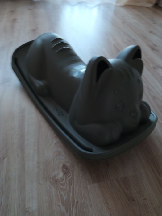 Kotek bujany szary huśtawka Smoby