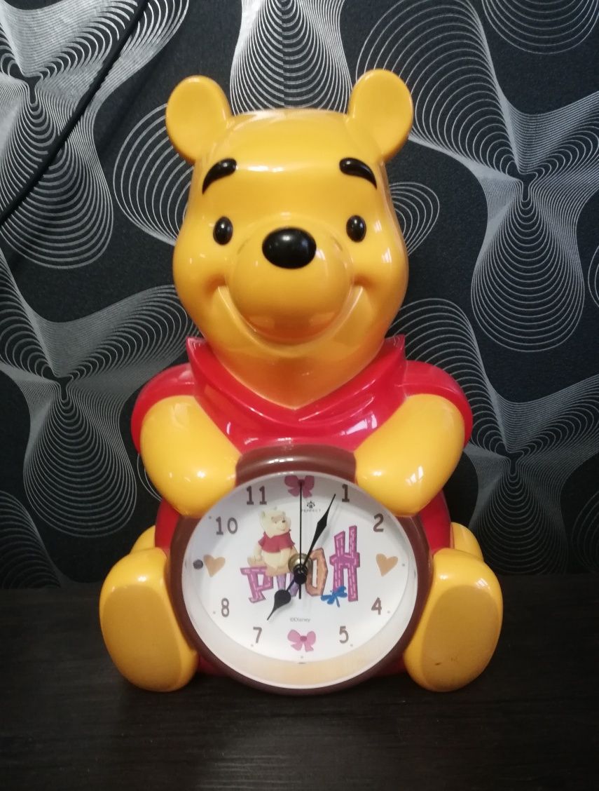 Zagar, zegarek dziecięcy, wiszący, stojący, Kubuś Puchatek Disney