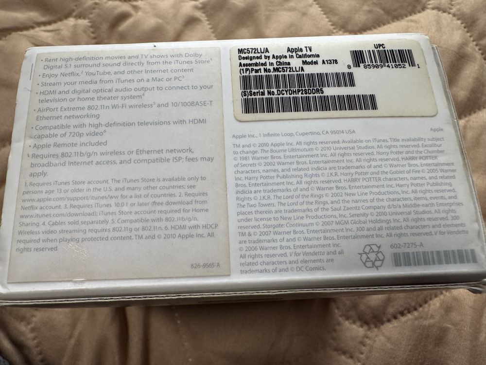 Apple tv 2 покоління