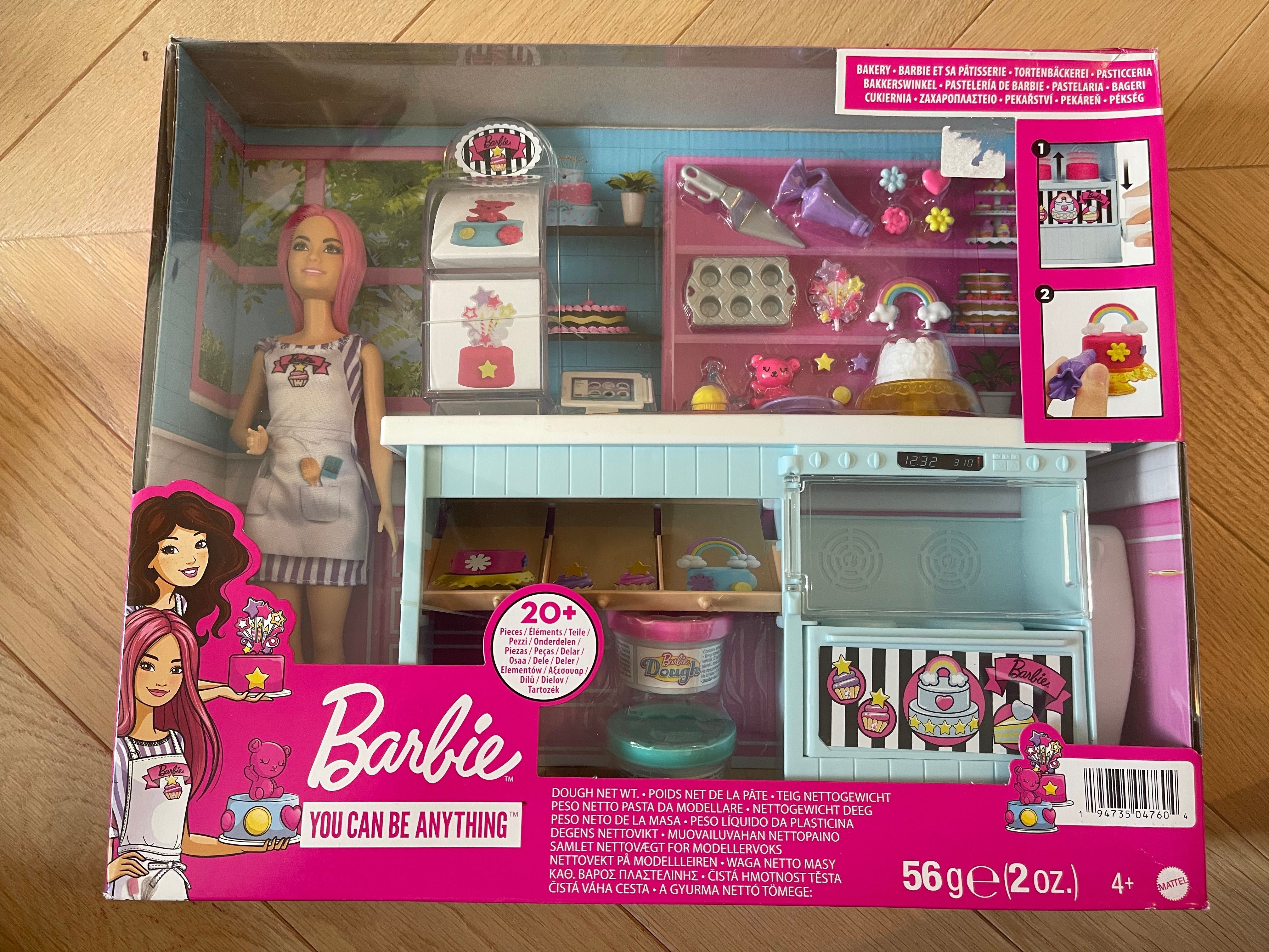 Barbie Cukiernia Zestaw + Lalka HGB73