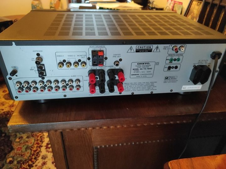 Amplituner Onkyo tx7840+oryginalny pilot