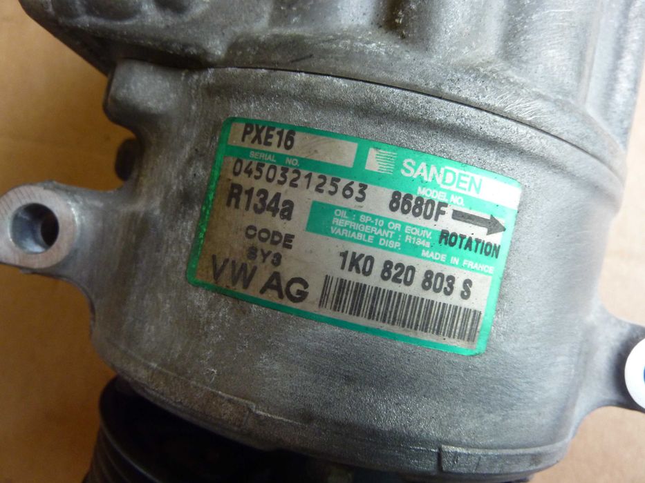 VW PASSAT B6 GOLF V A3 8P 1,9 2,0 TDI sprężarka klimatyzacji KLIMY