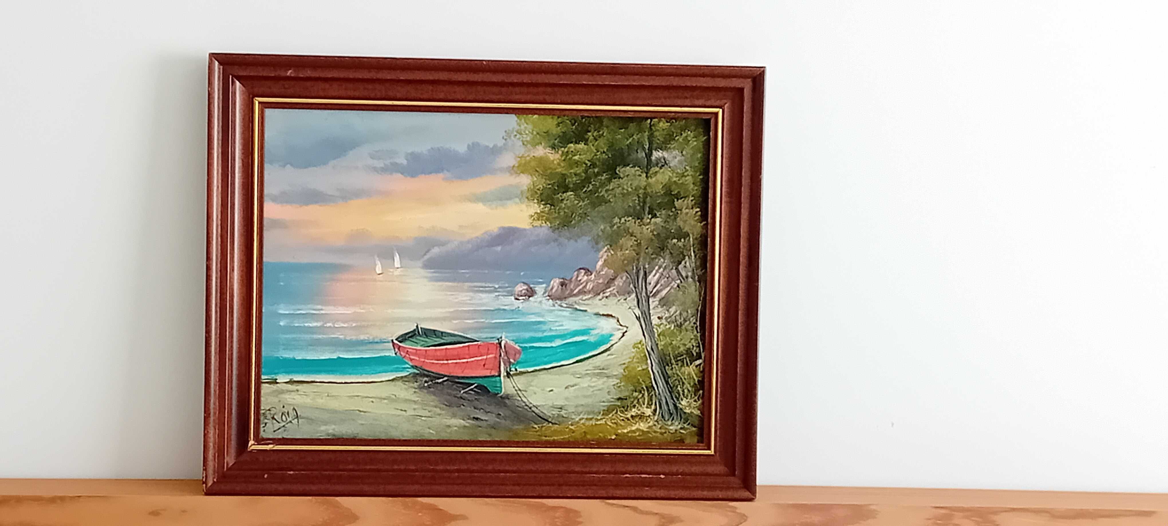 Pintura óleo sobre tela assinado!