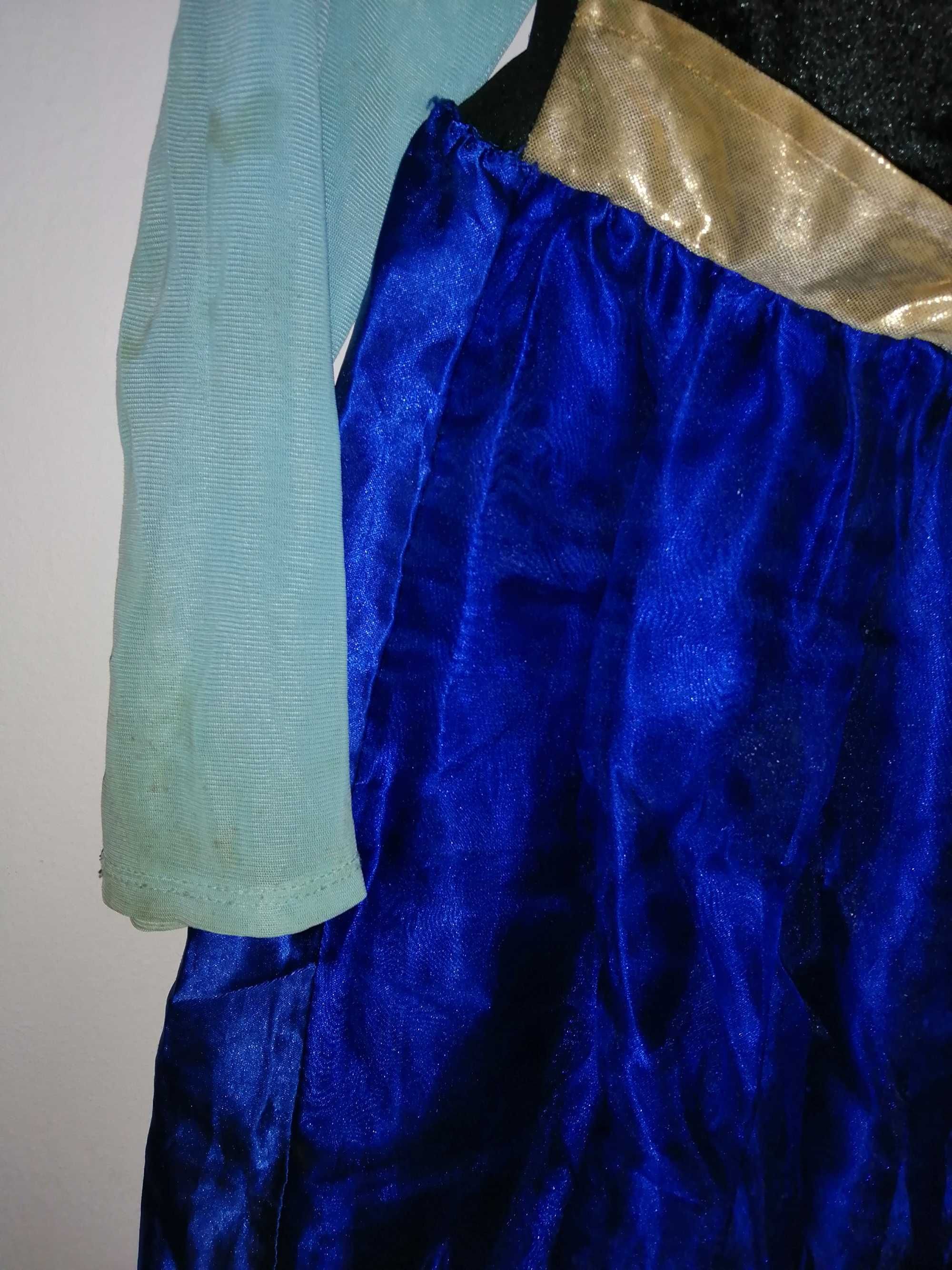Anna Frozen Kraina Lodu sukienka strój kostium przebranie r. 140 cm