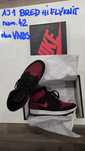 Air Jordan 1 RETRO BRED FLYKNIT rozmiar 42