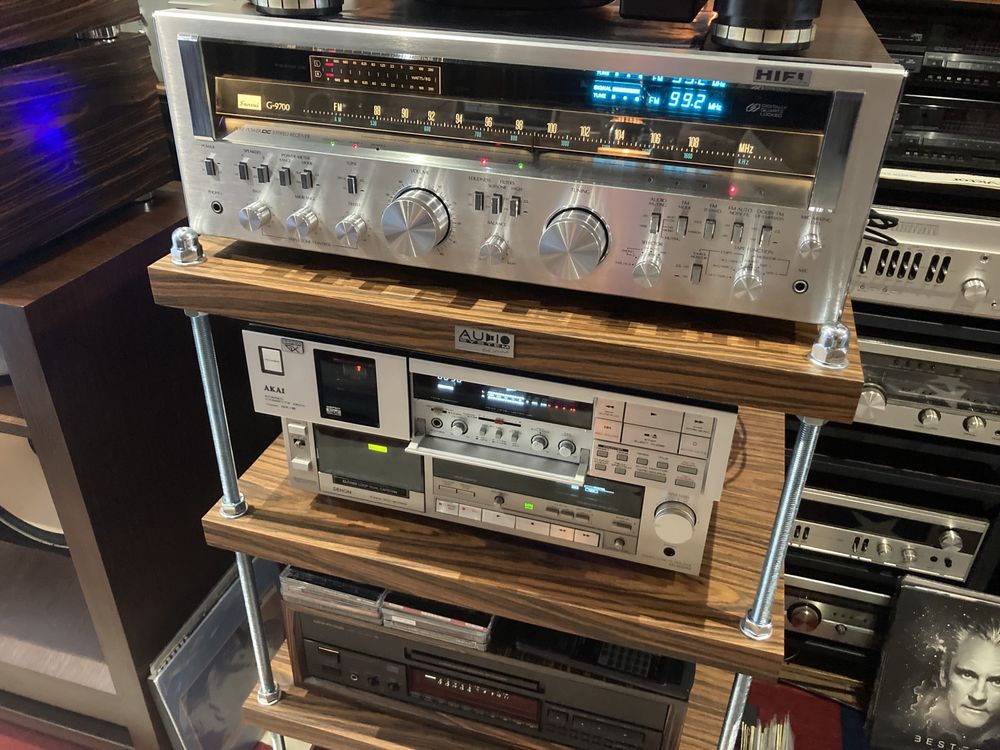 Retrospekcja Szafka RTV Technics Pioneer Akai Teac Sony JVC Luxman