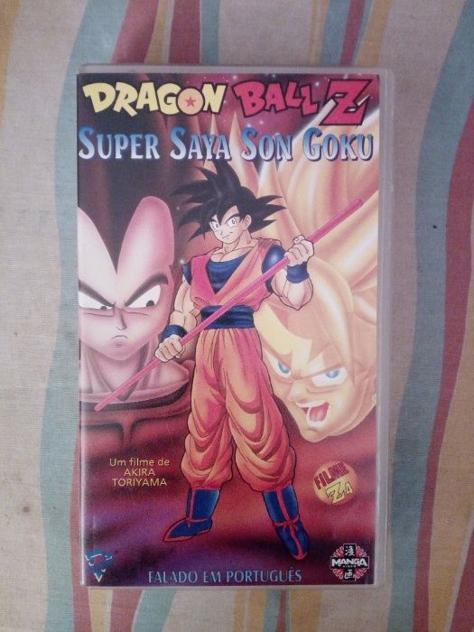 Cassete VHS Dragon Ball Z Super Saya Son Goku