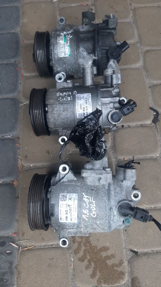 Sprężarka Klimatyzacji DELPHI 5N0.820.803A Vw Golf 6 Passat b7 CC Supe