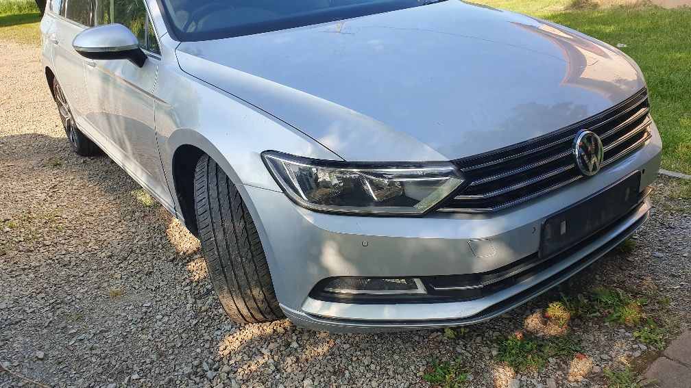 VW Passat B8 LA7W Maska Zderzak Błotnik Drzwi Klapa
