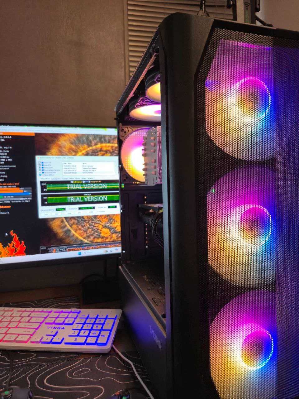 Новий комп'ютер Ryzen 5 8400F / RTX3060 12Gb / 16Gb DDR5 /SSDM.2 512Gb