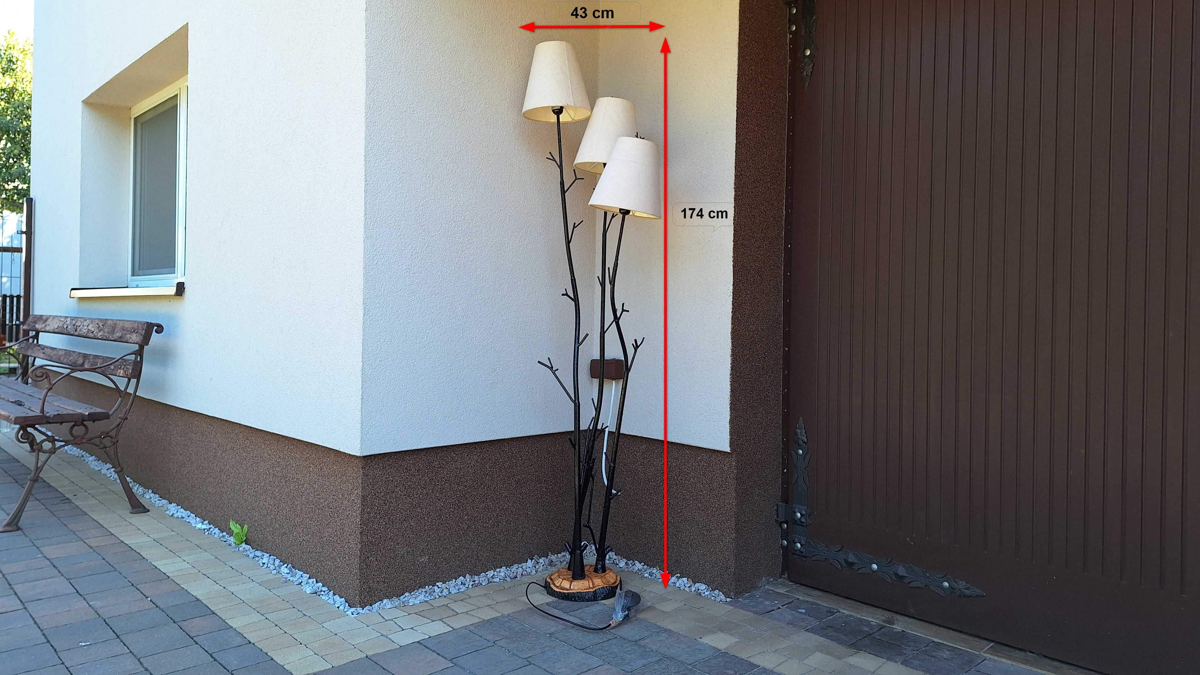 Lampa podłogowa  - krzak 174/43/30cm