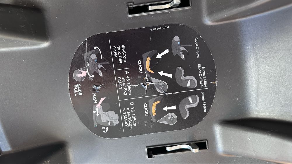 автокрісло cybex cloud z+ та база