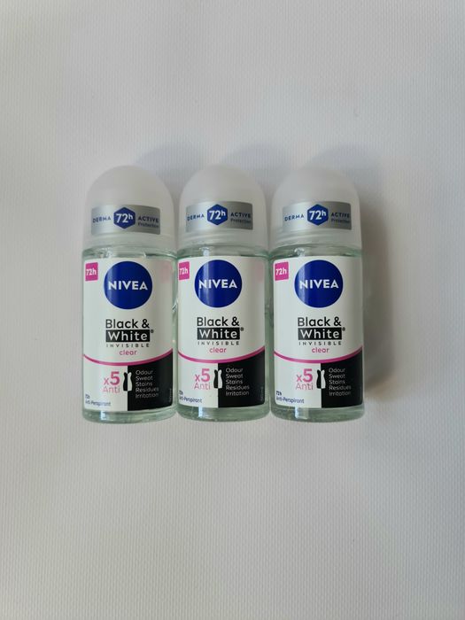 Nowe trzy sztuki antyprespirant w kulce damski Nivea 50 ml