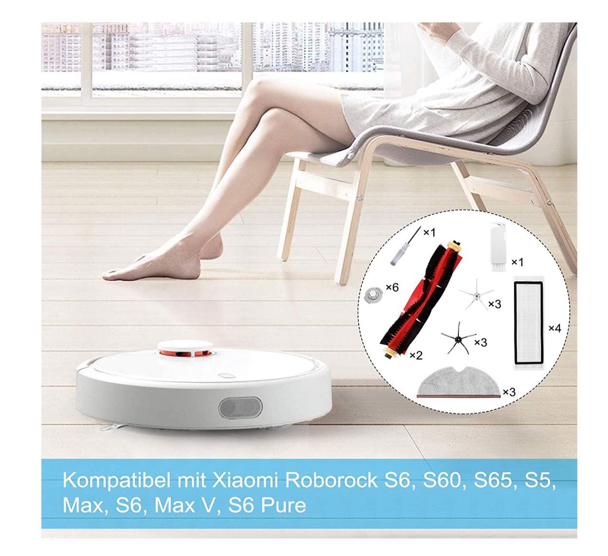 Akcesoria do Xiaomi Mi Roborock S5 Max S50 S51 S6 S60 S65 S6 Max pure