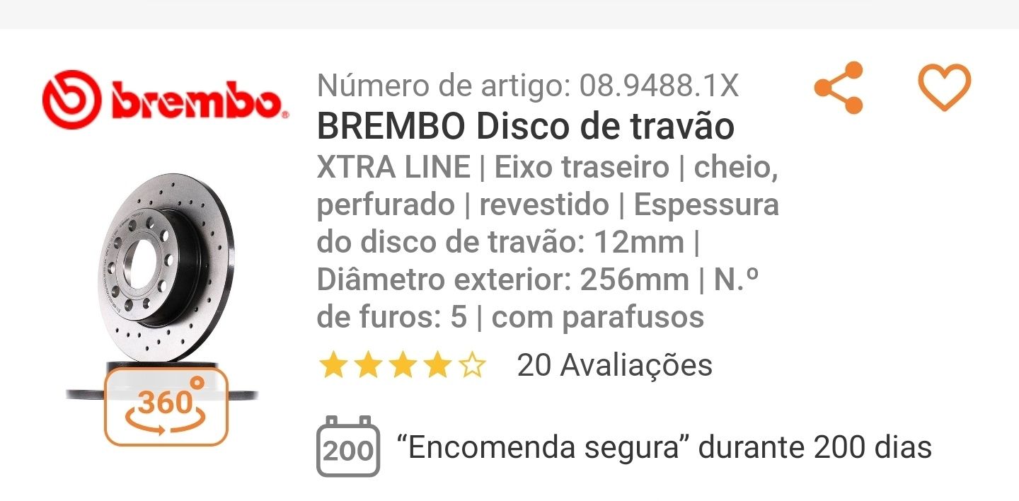 Dicos frente brembo
