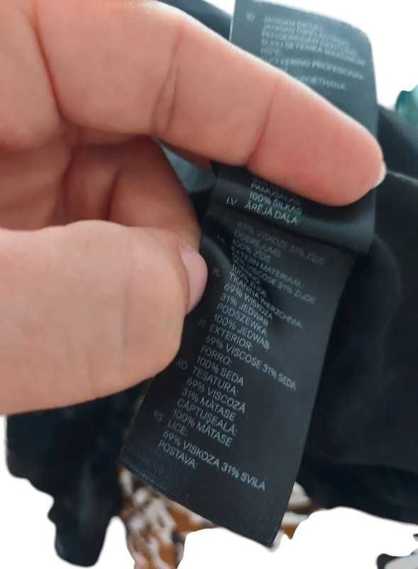 H&M Balmain bluzka jedwab 34
