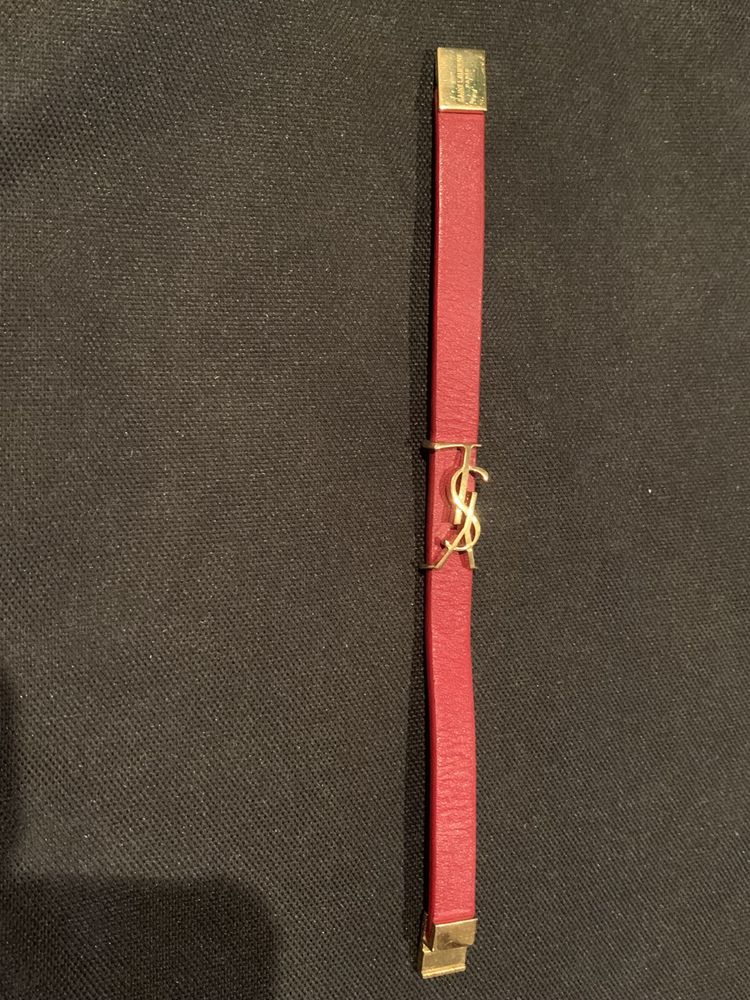 Pulseira vermelha YSL Saint Laurent