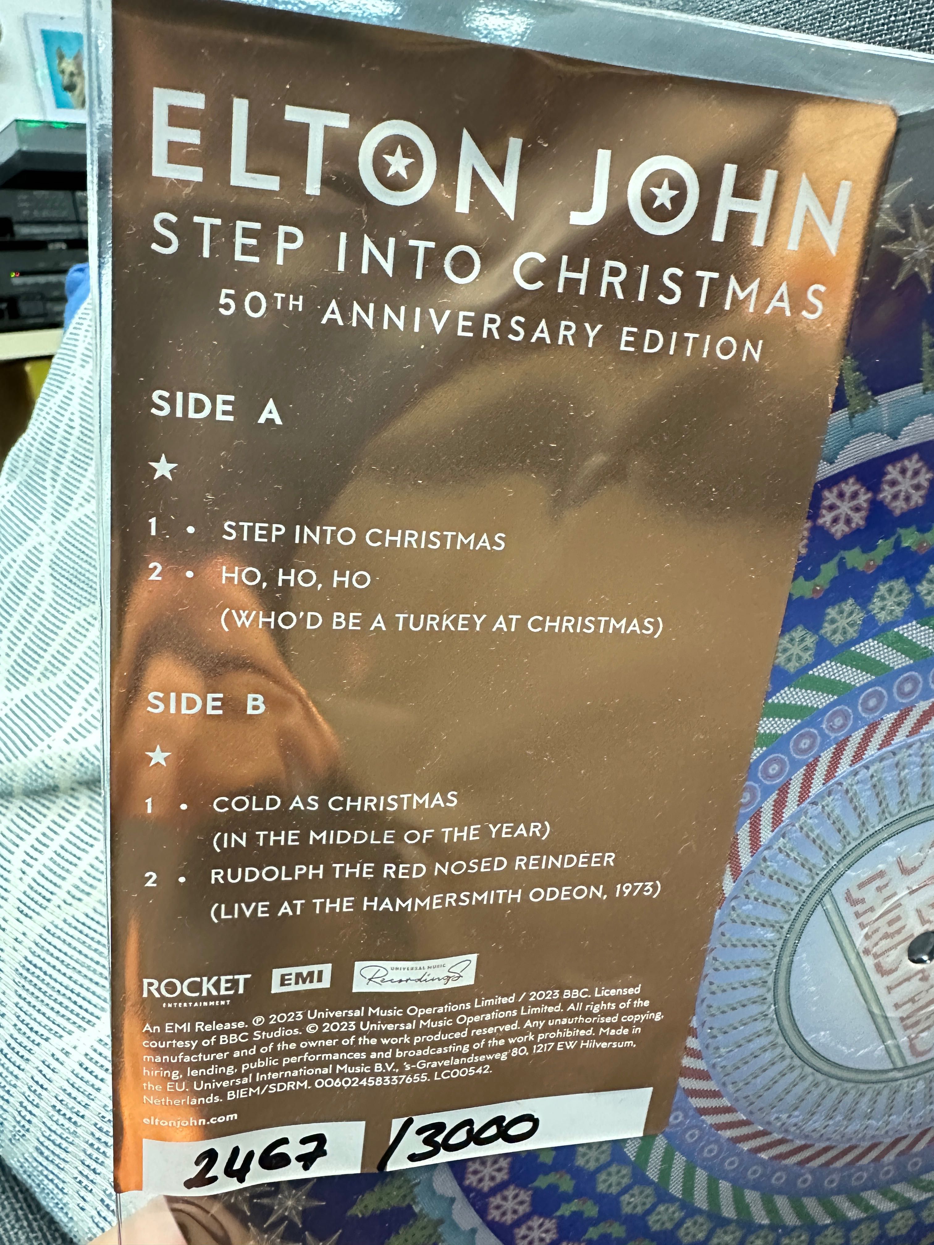 Elton John – Step Into Christmas 50 th Anniversary Limited Edition