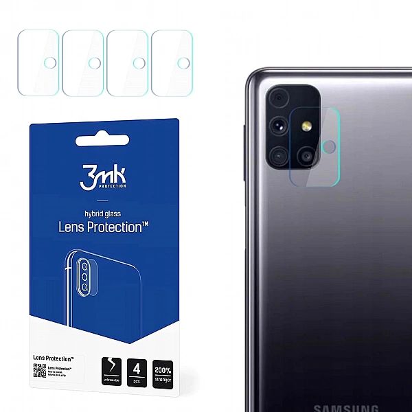 Szkło hybrydowe 3MK do Samsung Galaxy M31s 4 szt.
