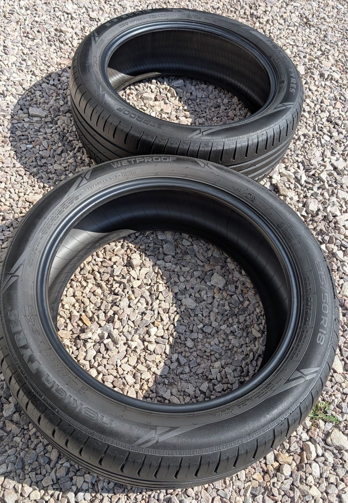 2x 215/50/18 Nokian Tyres Wetproof 6 mm 2022r Jak nowe