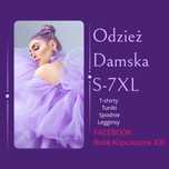 Nowa odzież damska plus size bluzki tuniki butikowe