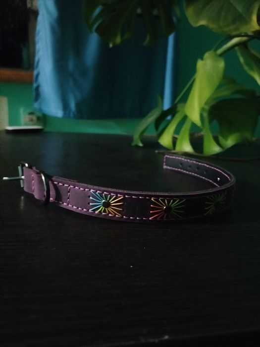 Шкіряний ошийник для собаки